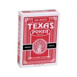 ΤΡΑΠΟΥΛΑ ΠΛΑΣΤΙΚΗ 100% DAL NEGRO TEXAS POKER ΚΟΚΚΙΝΗ