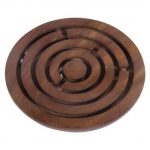 Επιτραπέζιος λαβύρινθος ξύλινος Ø12,5cm SUPERGIFTS