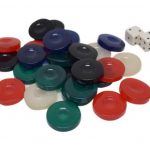 Πούλια φίλντισι για τάβλι μικρά Ø2,0cm SUPERGIFTS