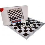 Αναδιπλούμενη ΣΚΑΚΙΕΡΑ PVC DAL NEGRO 41Χ41cm με πιόνια