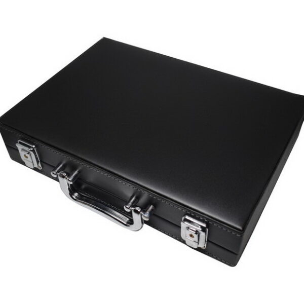 Βαλίτσα Deluxe Δερματίνης με 200 μάρκες SUPERGIFTS Poker Dice 11,5gr - Image 3