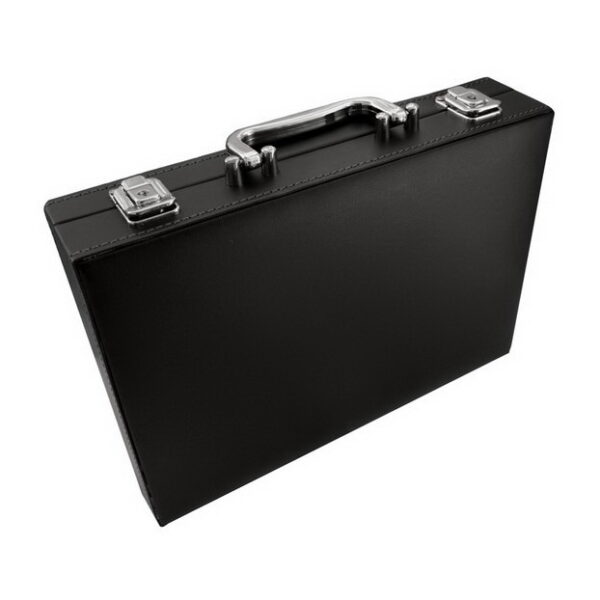 Βαλίτσα Deluxe Δερματίνης με 200 μάρκες SUPERGIFTS Poker Dice 11,5gr - Image 4