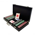 ΞΥΛΙΝΗ ΒΑΛΙΤΣΑ SUPERGIFTS ΜΕ 300 ΜΑΡΚΕΣ DICE 11,5 GR & 2 ΤΡΑΠΟΥΛΕΣ ΧΑΡΤΙΝΕΣ