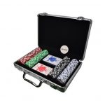 Βαλίτσα αλουμινίου με 200 μάρκες SUPERGIFTS Poker Dice 11,5gr