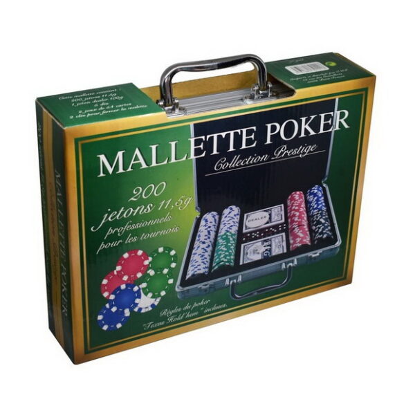 Βαλίτσα αλουμινίου με 200 μάρκες SUPERGIFTS Poker Dice 11,5gr - Image 3