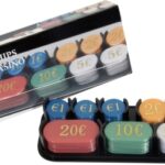 Πλαστικό σετ SUPERGIFTS με 100 μάρκες πολυεστερικές με ποσό
