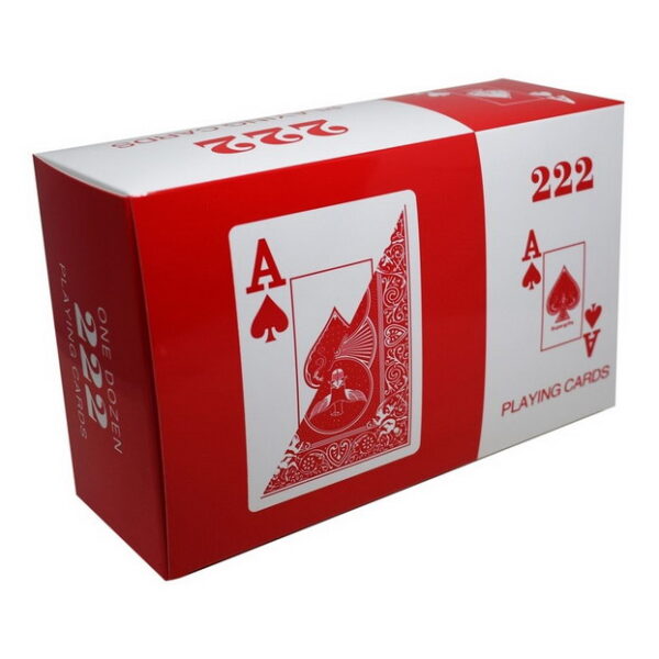 ΤΡΑΠΟΥΛΑ ΧΑΡΤΙΝΗ – ΠΛΑΣΤΙΚΟΠΟΙΗΜΕΝΗ SUPERGIFTS CLUB POKER JUMBO NO 222 - Image 4