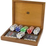 ΞΥΛΙΝΗ ΚΑΣΕΤΙΝΑ ΚΑΡΥΔΙΑ DAL NEGRO ME 150 ΜΑΡΚΕΣ CLUB POKER SUPERGIFTS 12gr ΜΕ ΑΞΙΑ