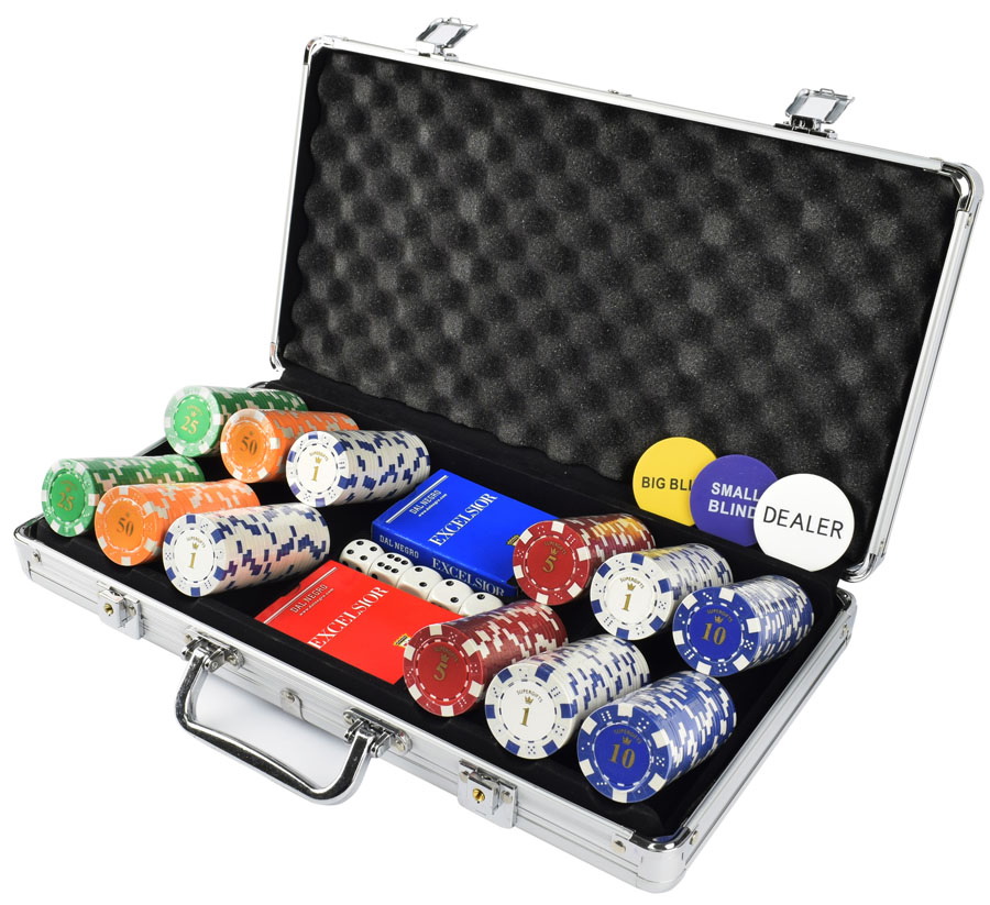 supergiftsGian043 ΒΑΛΙΤΣΑ ΑΛΟΥΜΙΝΙΟΥ ΜΕ 300 ΜΑΡΚΕΣ CLUB POKER SUPERGIFTS 12gr ΜΕ ΑΞΙΑ - Image 1