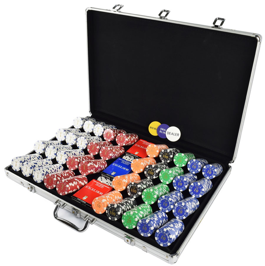 supergiftsGian046 ΒΑΛΙΤΣΑ ΑΛΟΥΜΙΝΙΟΥ ΜΕ 1000 ΜΑΡΚΕΣ CLUB POKER SUPERGIFTS 12gr ΜΕ ΑΞΙΑ - Image 1