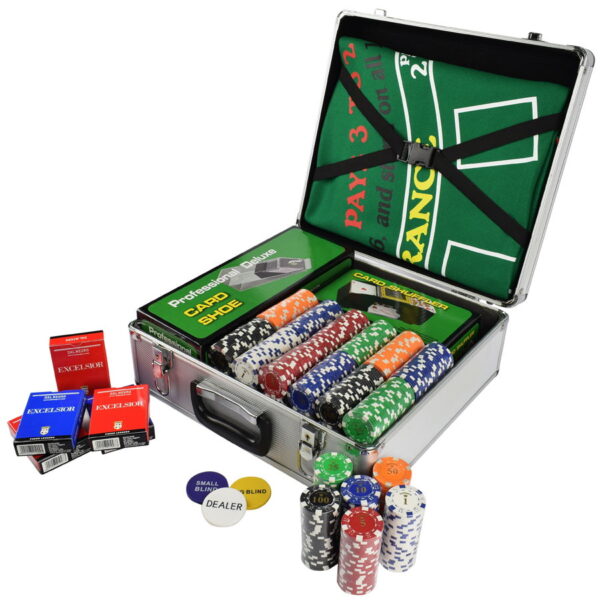 ΒΑΛΙΤΣΑ ΑΛΟΥΜΙΝΙΟΥ ΜΕ 600 ΜΑΡΚΕΣ CLUB POKER SUPERGIFTS 12gr ΜΕ ΑΞΙΑ - Image 3