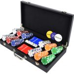 ΞΥΛΙΝΗ ΒΑΛΙΤΣΑ ΜΕ 300 ΜΑΡΚΕΣ CLUB POKER SUPERGIFTS 12gr ΜΕ ΑΞΙΑ