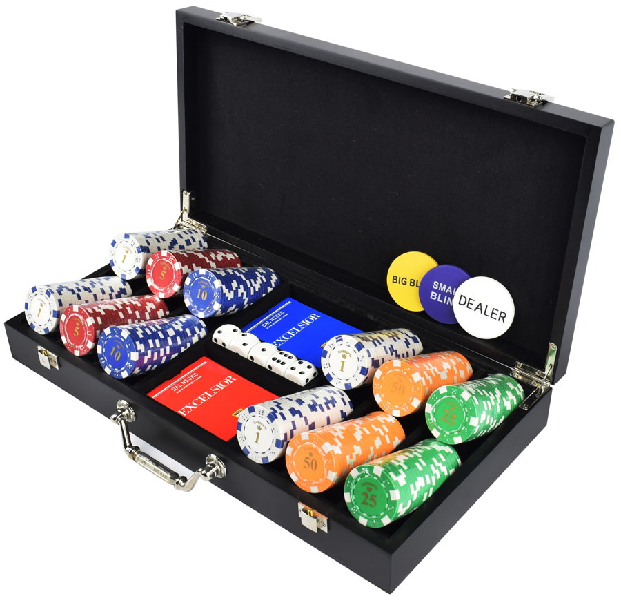 supergiftsGian065 ΞΥΛΙΝΗ ΒΑΛΙΤΣΑ ΜΕ 300 ΜΑΡΚΕΣ CLUB POKER SUPERGIFTS 12gr ΜΕ ΑΞΙΑ - Image 1