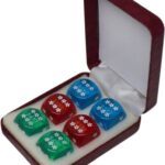 Ζάρια διαφανή αριθμημένα 18mm SUPERGIFTS